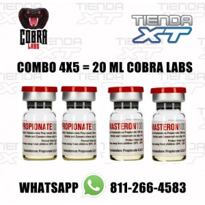 COMBO COBRA 4x5 10 ML Propionato + 10 ML Masteron 100