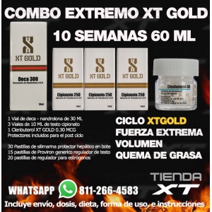 Combo Extremo XT GOLD 60 - ML Deca + cipionato + clenbuterol