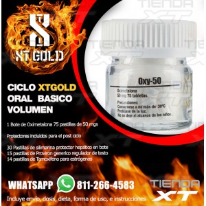 Ciclo Oral Basico Volumen Oximetalona