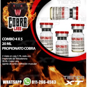 Propionato Cobra 20 ML - propionato de testosterona