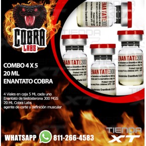 Enantato Cobra 20 ML - enantato de testosterona
