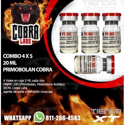 PRIMO 100 (Primobolan, Metenolona Acetato) 20 ML Cobra Labs
